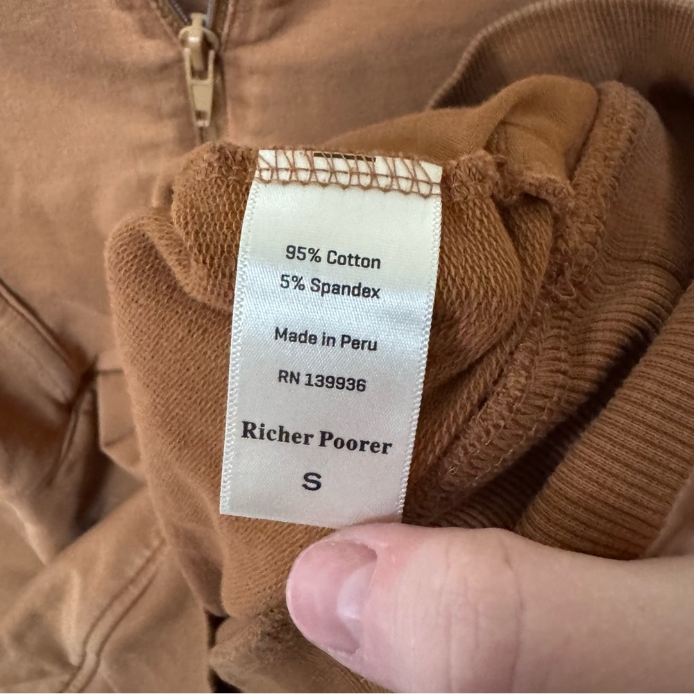 Richer Poorer Terry Half Zip Pullover - Picture 6 of 8
